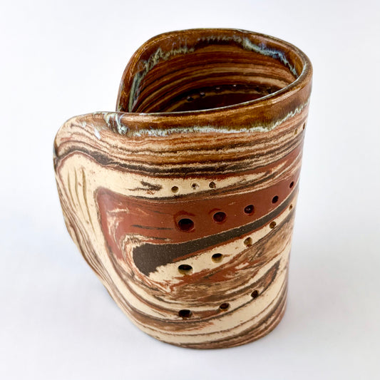 Teelichthalter "Marmor"