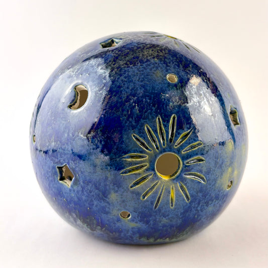 Lichtkugel "Sonne, Mond und Sterne"
