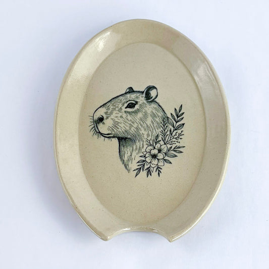 Kochlöffelablage "Capybara"