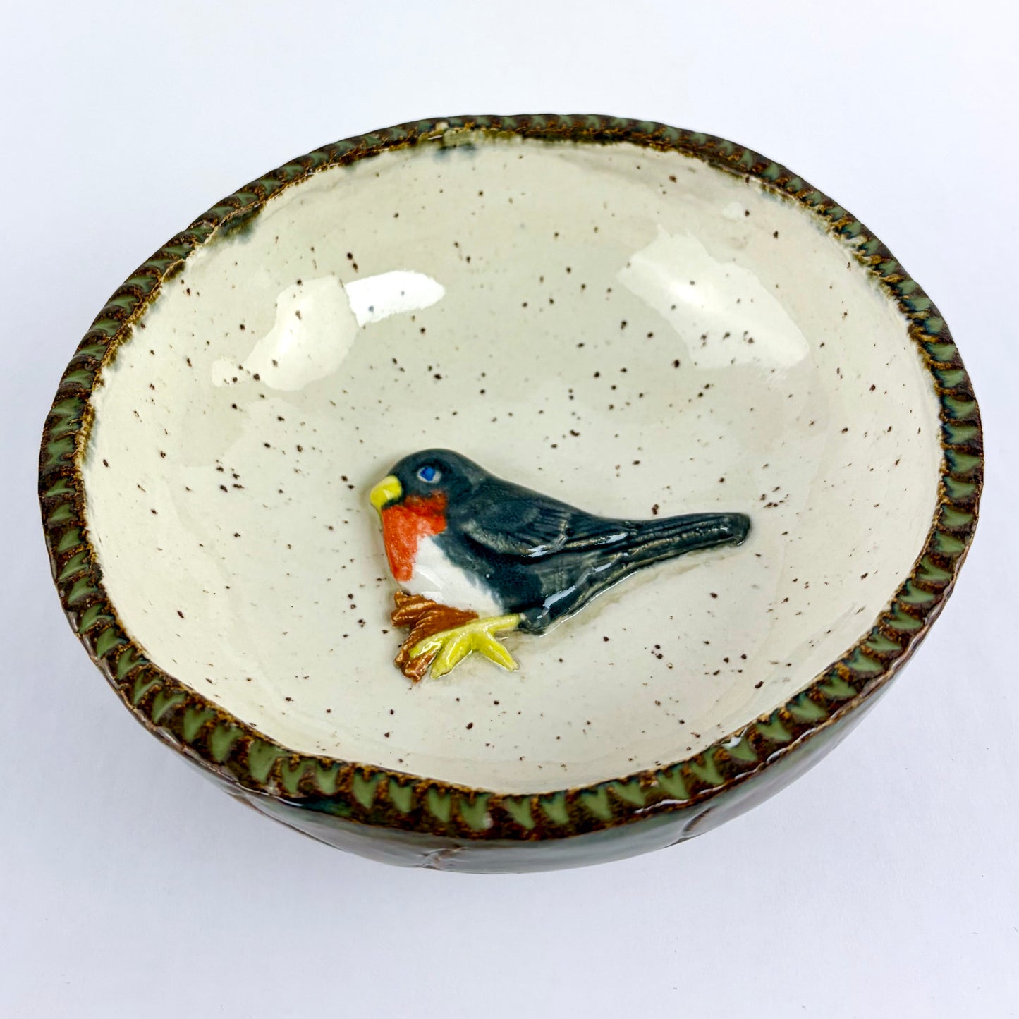 Dekoschale/Räucherschale "Birdy"